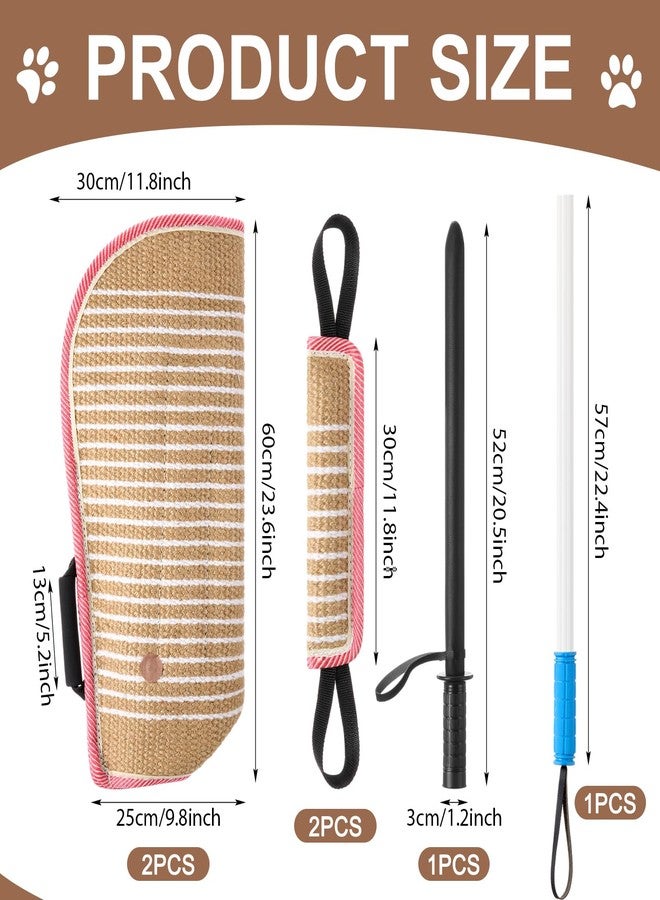 Sunnymove Professional Dog Bite Training Set with Dog Bite Sleeve Arm Whip Agitation Stick for Pet Training Protection for Biting Interactive K9 German Shepherd Puppy - Image 2